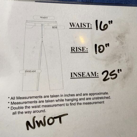 QVC LOGO by Lori Goldstein Regular Wide-Leg Crop Womens 4 Blue Medium Wash NWOT - Picture 6 of 7